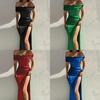 Elegant Sleeveless Pencil Dress With Spliced Piping For Summer Office Wear