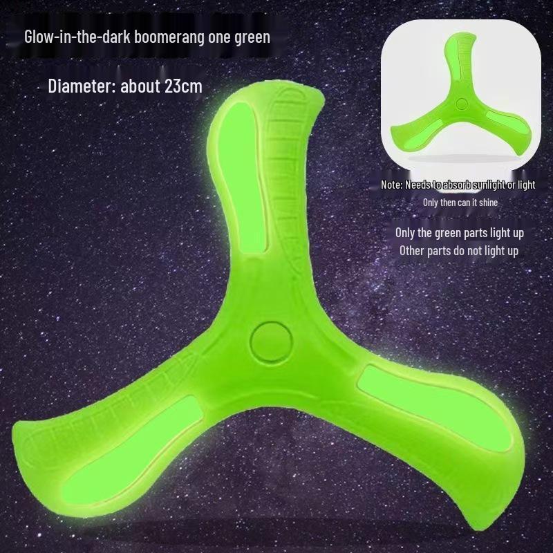 Eva Soft Three-Leaf Automatic Return Boomerang – Outdoor Children's Toy Gift