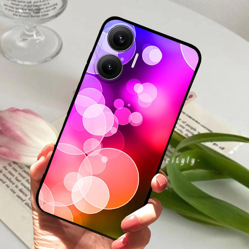 Para POCO F7 Funda Moda Silicona TPU Cubierta Trasera Para Xiaomi Poco F7 F 7 5G Funda de Teléfono Blanda Carcasa Protectora Capa Coque Fundas