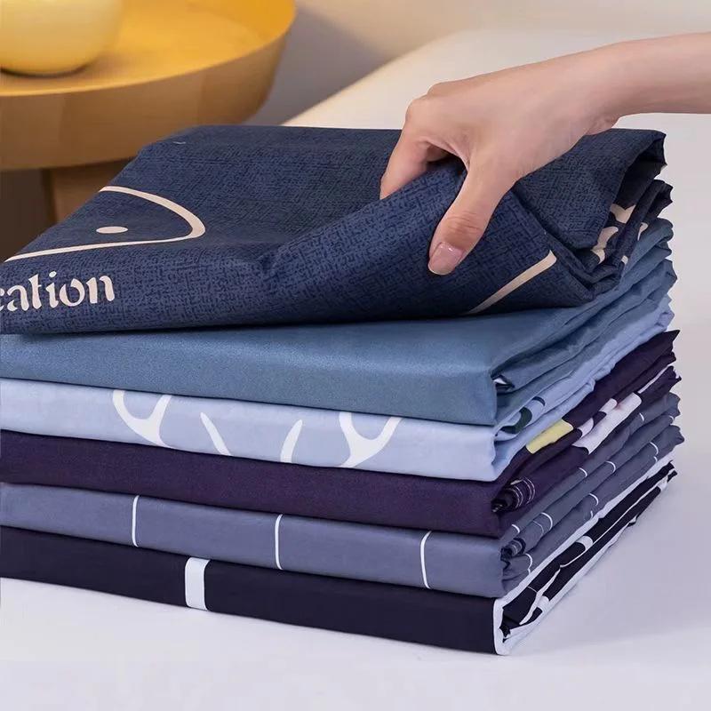 Flat Sheet Floral Style Bedsheet Skin-friendly Bed Linen Simple Student Bed Fitted Sheet Mattress Pad Bedcover