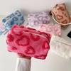 Borsa Portatutto Peluche Stile Coreano per Trucco e Cancelleria