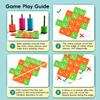 Colorful Portable Puzzle Gochi Game Five-in-a-Row Game For Kid And Adults Interactive Desktop Strategy Game With Colorful Pieces