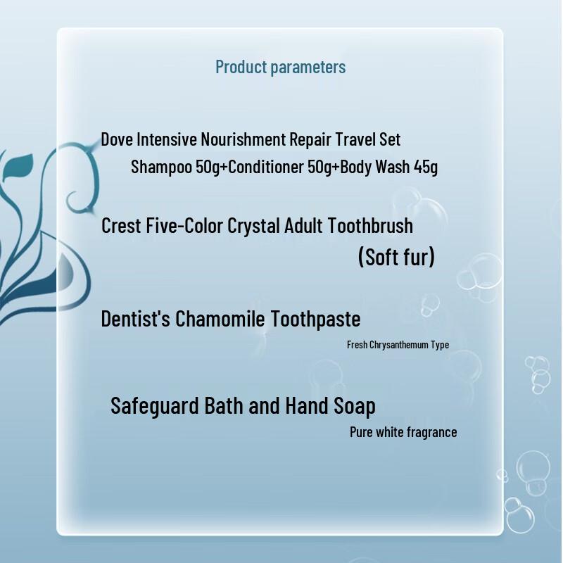 Kit de voyage Dove Soins Personnels