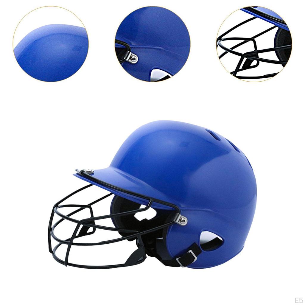 Baseball Batting Helm Softball Helmen Belüftung Absorbent Schutz mit