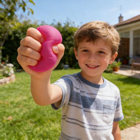 1/4Pcs Color Changing TPR Stress Ball Anxiety Relief Slow Rebound Flour Ball Portable Fidget Ball Sensory Toy Hand Exercise Relaxation Tools