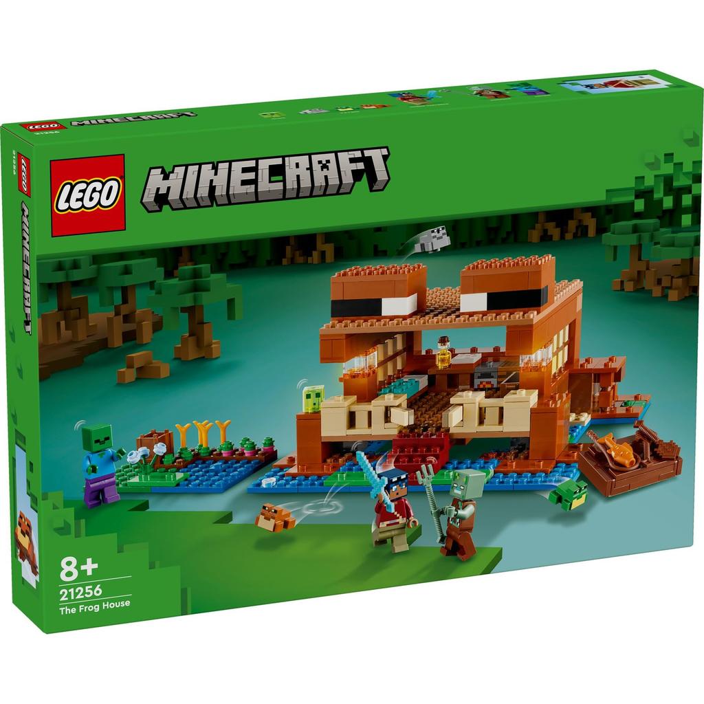 LEGO Minecraft Frog House Toy Present Birthday Block Christmas Girls Boys Children 8 Years Old 9 Years Old 10 Years Old Elementary School Minecraft