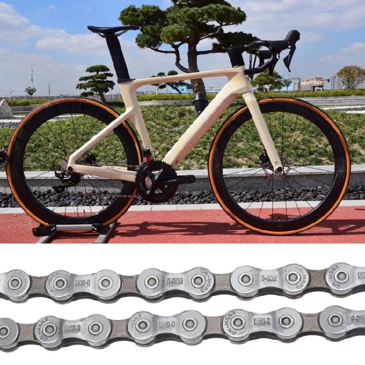 9 Speed Mountain Bicycles Chain, Mountain Bike Road Hybrids Cycle Chain 112 Link Quick Releases Link Bike Speed Chain