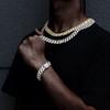 Bling Classic Miami Cuban Chain Luxury Diamond High Quality Necklace 16mm Wide Hip Pop Street Style For Men Women Daily Wear