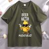 Beer Time Madafakas Tshirt Funny Meme Unisex T Shirt Beer Humor Party Tee Drinking Humor Cotton Short Sleeve Tshirt Loose Tops