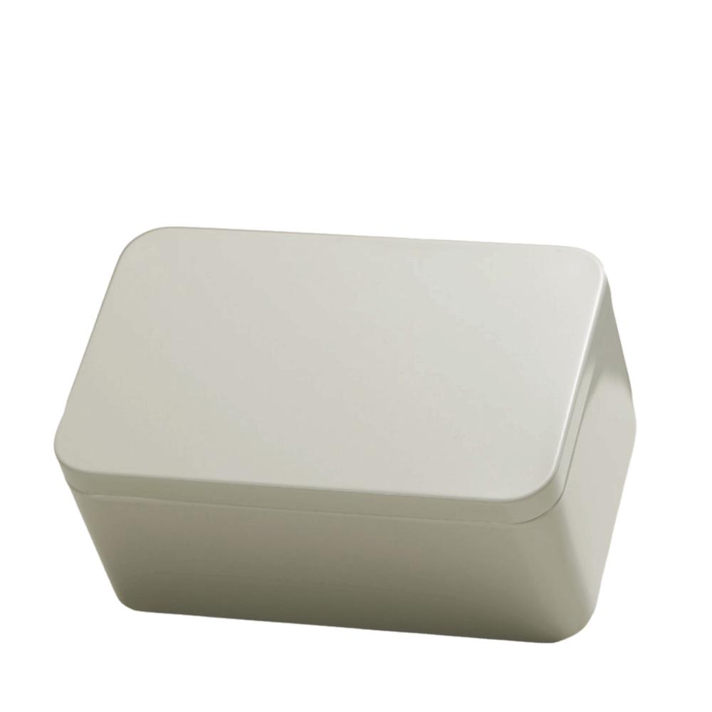 Mini plechová dóza Čtvercové úložné krabičky Přenosná kovová plechová dóza Na čaj bonbóny sušenky