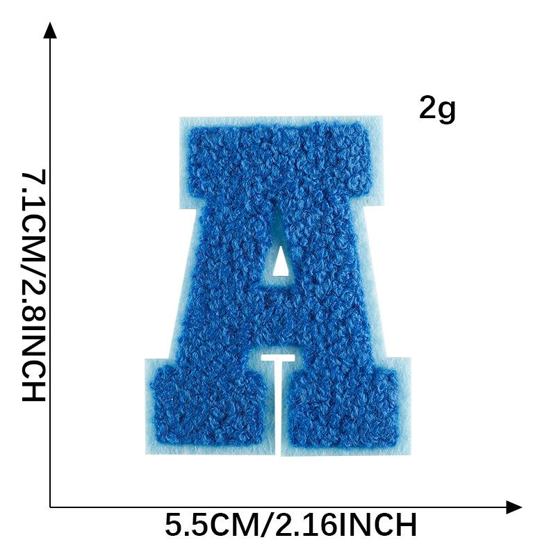 Diy Patch Sticker Letter Towel Embroidery Cloth Sticker Multi-Color Cloth Label Clothing Accessories Badge Embroidery Sticker