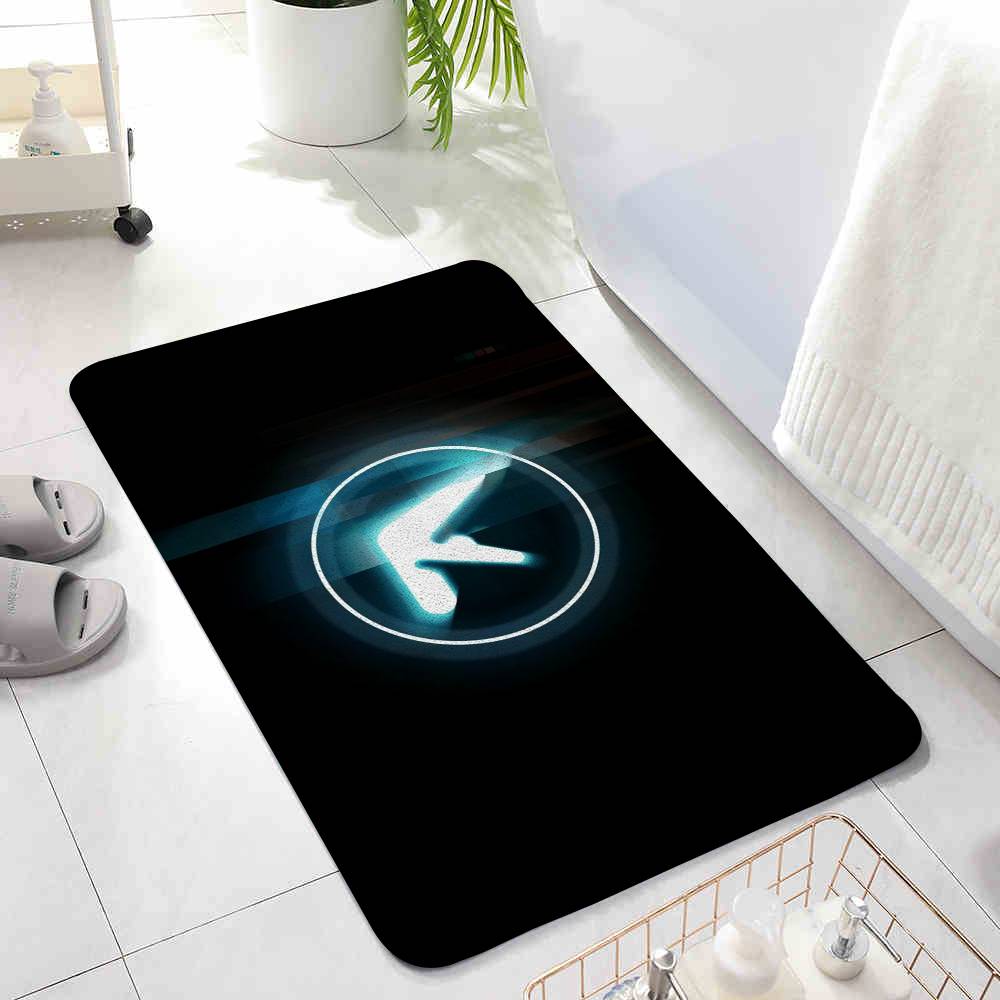 A-Aphex Twin DJ Floor Mat Bathroom Absorbent Mat Simple Door Dirt-resistant Mat Home Kitchen Mat Foot Mat Entry Mat