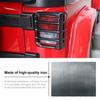 2Pcs Car Rear Tail Light Guard Cover Trim Kit For Jeep Wrangler JK 2007-2018