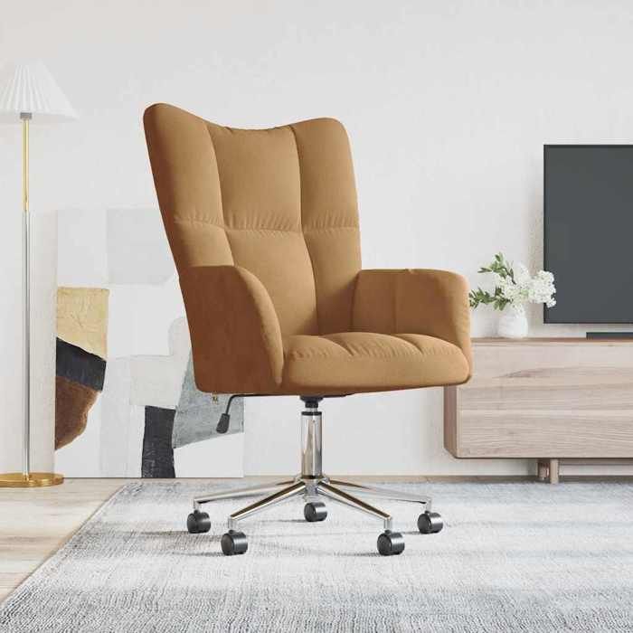 VidaXL Chaise de Relaxation Fauteuil de Détente Siège de Relaxation Chaise de Détente Salon Salle de Séjour Intérieur Marron 328169