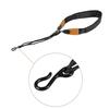 Adjustable Soft Leather Saxophone Sax Neck Strap with EVA Padded Metal Hook