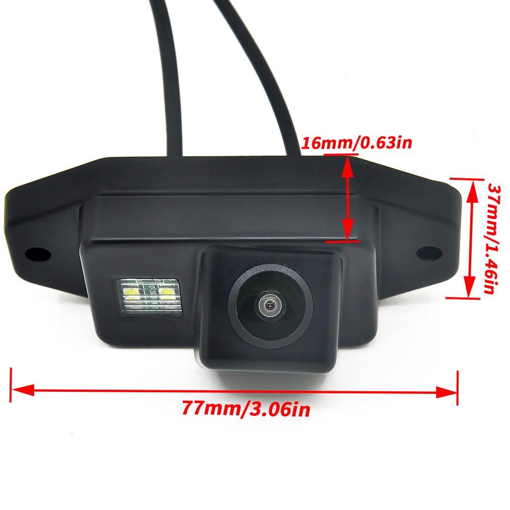 HD 1080P AHD Fisheye Rear View Reverse Parking back up Camera forToyota Land Cruiser 120 Series Toyota Prado 2700 4000 2002-2009