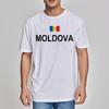 Tee Shirt Adult Streetwear Tshirts Moldova Flag Printed On Shirt Vintage Quick Dry T Shirt Cool Trendy Tshirt Travel