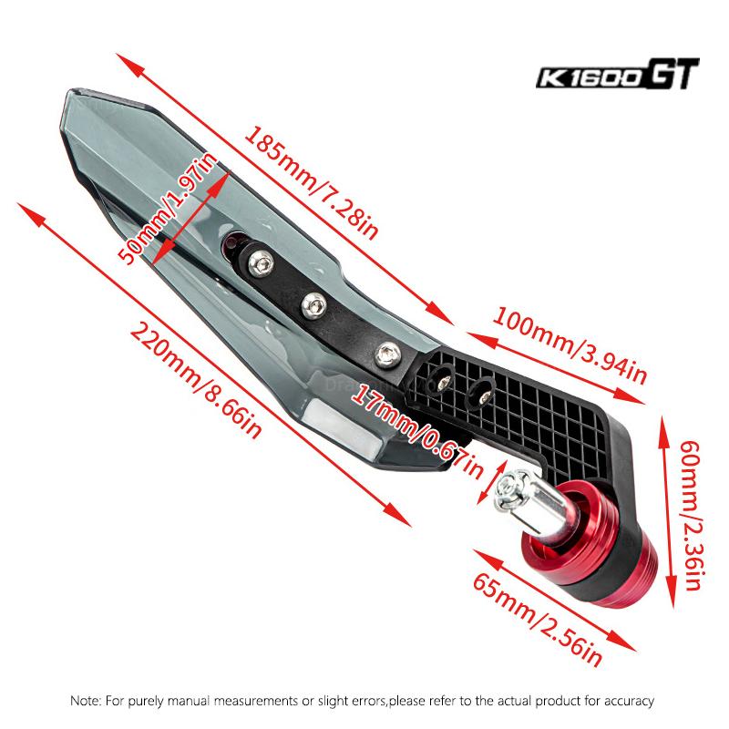 For BMW K 1600GT K1600 GT K 1600 GT 2016-2025 Motorcycle Hand Guard Protector Windshield Handguard Motocross Scooter Protective
