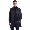 Men's 100% Wool Mid-Length Overcoat