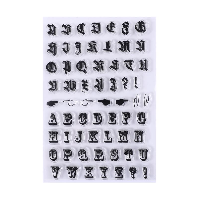 1pc Clear Stamp Transparent Silicone Stamp Spill and Splatter Rubber Stamp for Scrapbook Journal Card Making