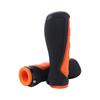 Manopole per Manubrio da Ciclismo Arancioni Nere Antiscivolo Manubrio Scooter Elettrico Sport all'Aperto