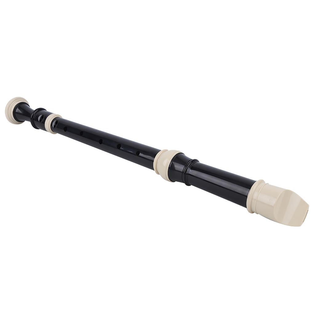 Recorder 8 Hole Clarinet ABS Resin F Key for Student Beginners Music with Free Cleaning Kit