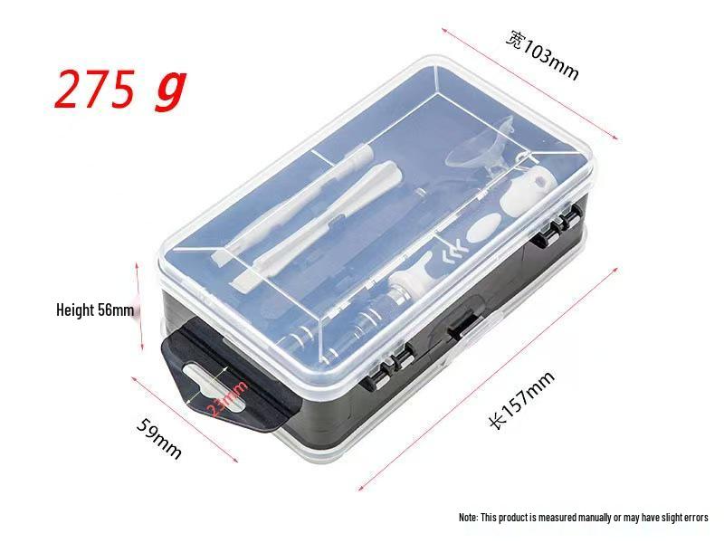 115-Piece Tool Set for Watch, Computer, and Mobile Phone Repair with Screwdrivers