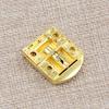 Vintage Retro Legering Fyrkantig Bagage Smycken Presentförpackning Spänne Spärr