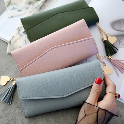 Designer Short Coin Cluth Purses Leather Long Wallets Women's Luxury Female Phone Wallet Mini Credit Card Holder Money Bag