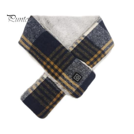 

Зимовий шарф з підігрівом Чоловіки Жінки Перезаряджається 3 налаштування тепла Водонепроникна грілка для шиї Плед Шарф з принтом темно-синього кольору