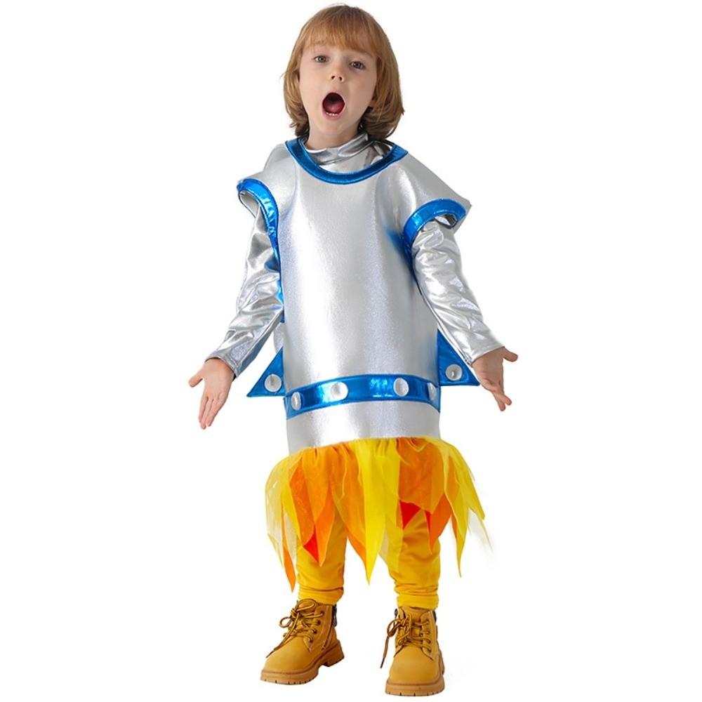 Kids Stage Cosplay Rocket Role Play Costume Halloween Costume Set Stage Performance