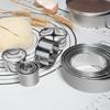 Stainless Steel Mini Mousse & Cake Ring Mold Set
