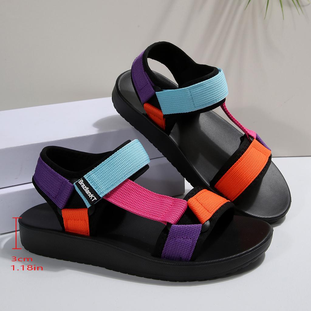2025 Neue Sommer Damen Flache Sandalen Hanfseil Set Fuß Strandsandalen Outdoor All-Match Freizeitschuhe für Damen Große Größe Sandalen