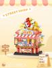 MEIEST 3 Mini City Shop Street View Building Blocks Model Set, Simulation Architecture Collection Particle Construction Building Brick Toy, Home