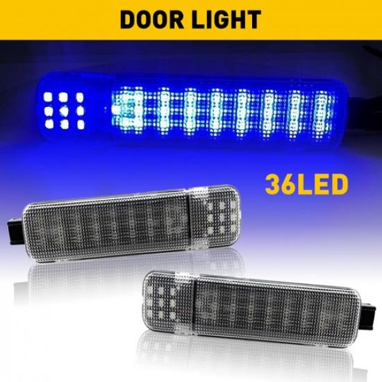 2X LED Door Courtesy ide Light For Chevy Silverado Suburban Tahoe GMC Sierra