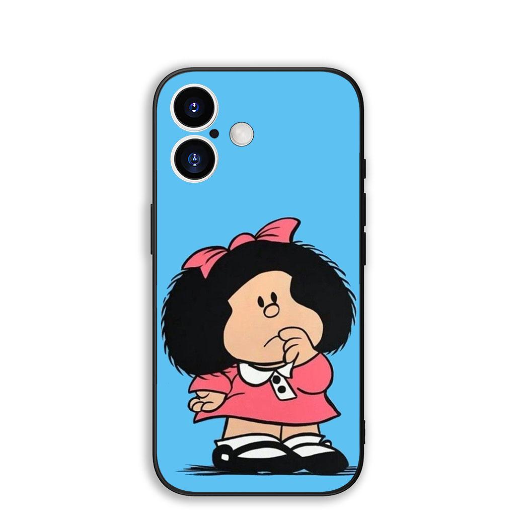 

Cover for Xiaomi Redmi Note 12 10 11 9 Pro 10C 12C 9T 9A 10A 12S Note11 Note12 5G 4G Phone Case Poster M-Mafaldas Cartoon Redmi Note 11 4G