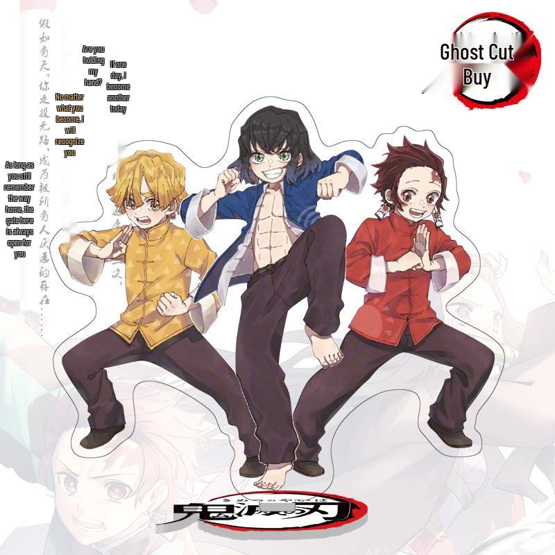 Demon Slayer 40-1 Duży Akrylowy Standee: Kolekcjonerska figurka Tanjiro i Nezuko