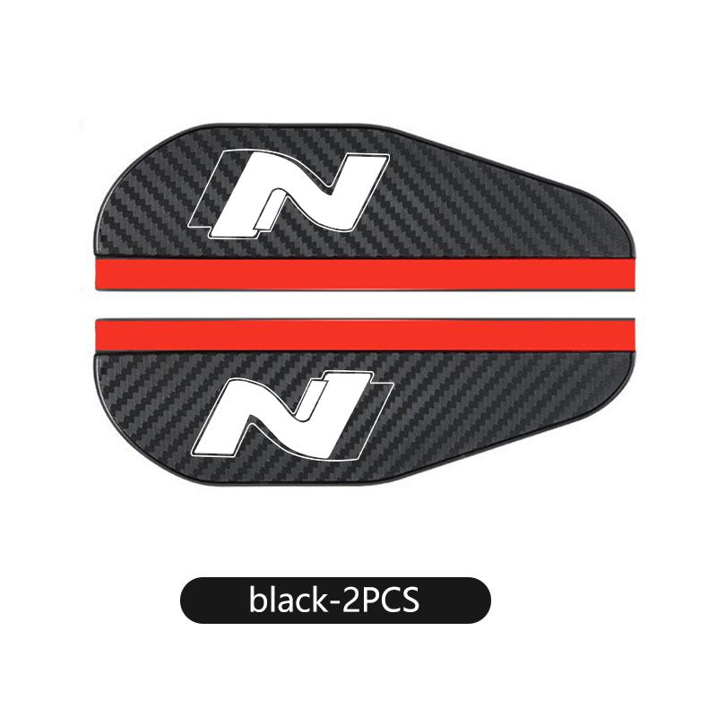 For Hyundai Carbon Fiber Car Rear View Shield Guard Auto Rearview Mirror Rain Cover NLINE I30 I20 Venue Tucson Kona IX35 I40 Y1