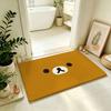 Cartoon R-Rilakkumas Carpet Bathroom Anti-slip Mat Door Mat Home Decoration Mat Entrance Door Mat Scratch-resistant Door Mat