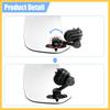 28.5cm Motorcycle Windshield Motorcycle Wind Deflector Clear Lens Adjustable Clip Windshield Extension Universal Fit for Most Motorcycle Scooter Auto