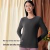 Yiershuang Women's 7A Antibacterial Double-Sided Brushed Thermal Top