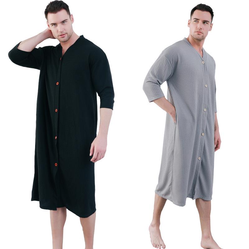 Women's Water-Absorbent, Lint-Free Bathrobe & Nightgown Style Pajamas - Versatile for Home or Outdoors