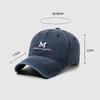 Letter Embroidery Baseball Cap Unisex Outdoor Sunshade Cap