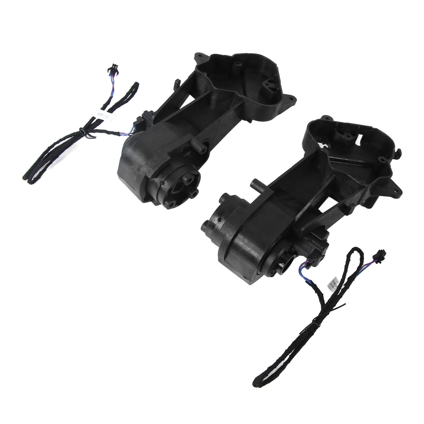 2pcs Folding Side Rearview Mirror Mount Kit Black Replacement for Civic 10th Generation 2016‑2017