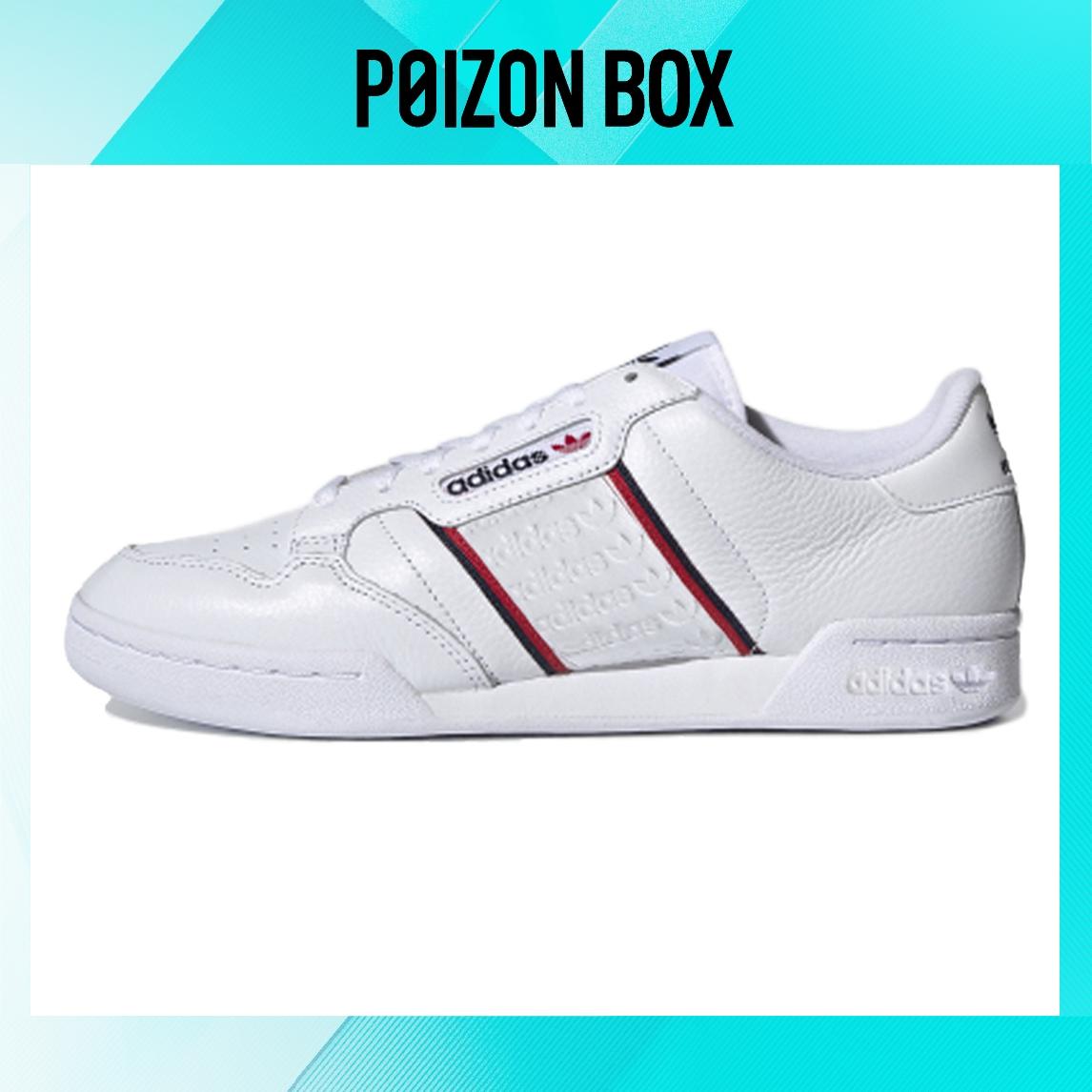 

кроссовки adidas Continental 80 Shoes Black/White/Red FU9783