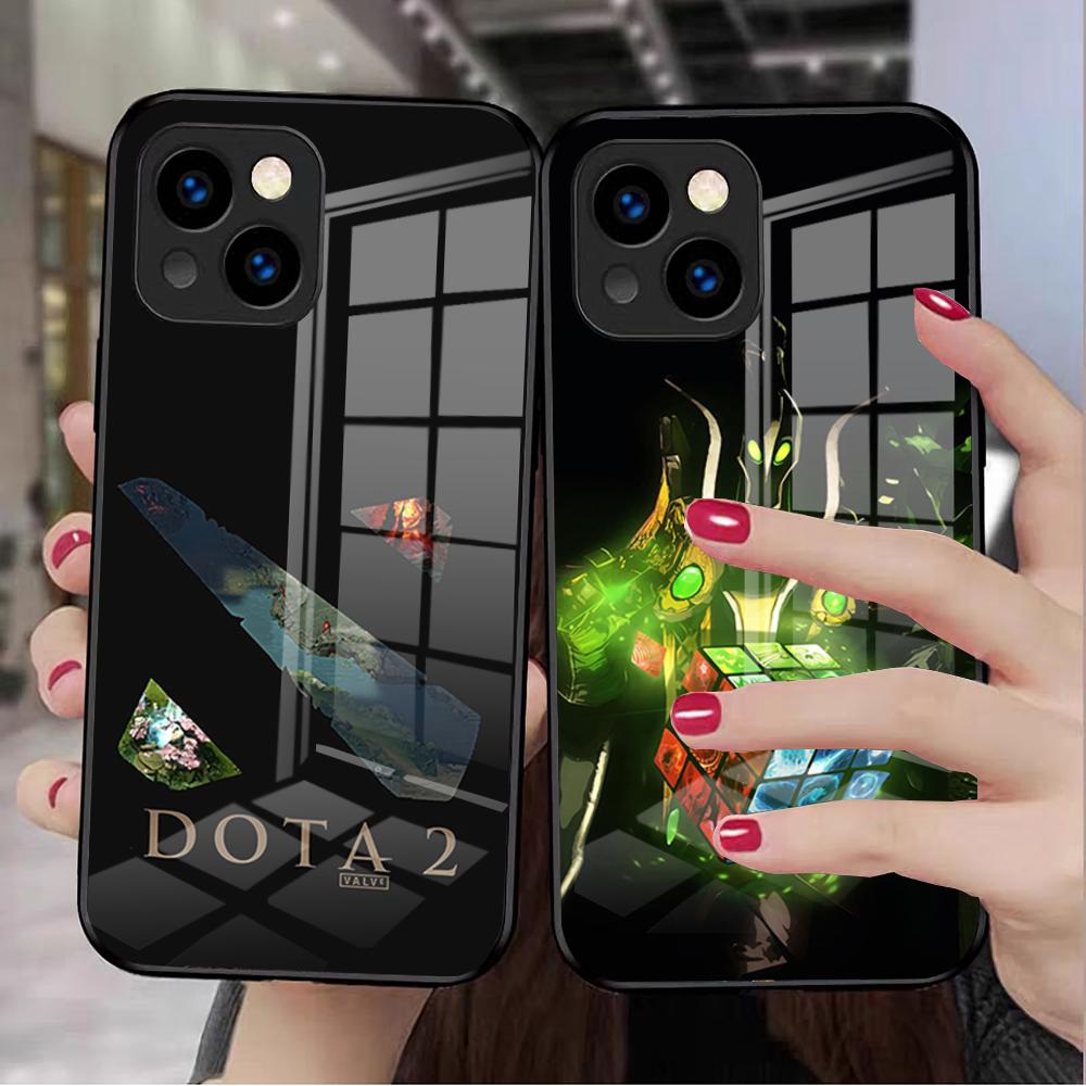 Game Dota 2 Phone Case For IPhone 17 Pro Max 16 15 14 Pro Max 13 11 X Xs Xr 8 7Plus Glass Cover