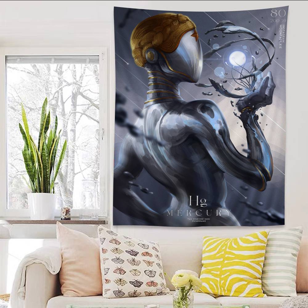 

Game Atomic Heart Printed Large Wall Tapestry Indian Buddha Wall Decoration Witchcraft Bohemian Hippie Wall Art Decor 74x94cm(29x37in)