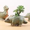 Cartoon Dinosaur Shaped Succulent Cactus Ceramic Personality Small Potted Flower Pot and New Style Indoor Cultivation Universal