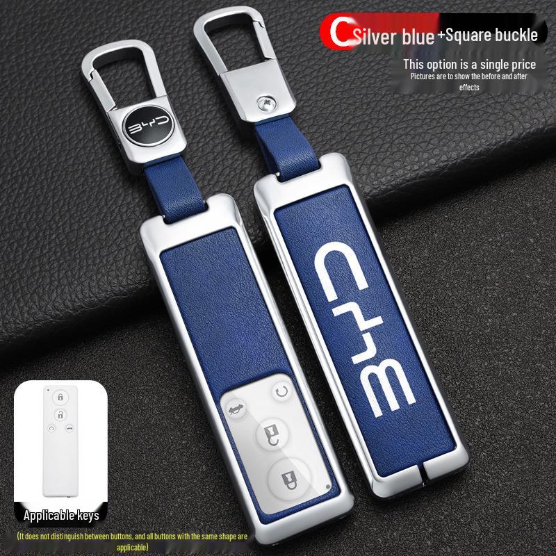 Premium Metal Key Case Cover for BYD G5/G Five (2016-2018 Models)