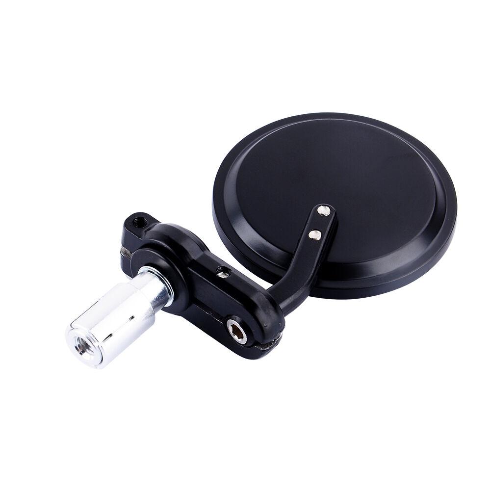 1 Paar Aluminium Runde Seitenspiegel Rückspiegel 7 Zoll Lenkerenden Motorrad Motorrad UK